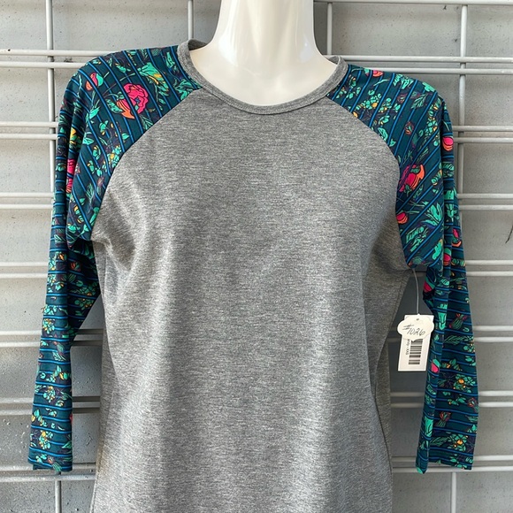LLR Floral Printed Randy Top-1026 - Picture 3 of 11